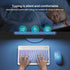 Bluetooth Keyboard and Mouse Combo for iPad, Rechargeable Wireless Keyboard & Mouse with 7-Color Backlit