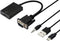 zdyCGTime VGA to HDMI Converter Adapter, Output 1080P VGA Male to HDMI Female