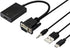 zdyCGTime VGA to HDMI Converter Adapter, Output 1080P VGA Male to HDMI Female