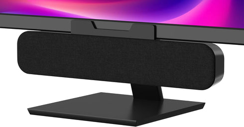 Computer Speakers for Desktop PC - Monitor Speakers for Laptop, Loud Sound, Volume Control, Clamps to Monitors