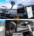 Car Phone Mount for Collapsible Grip/Socket Mount User, Windshield/Dashboard/Vent Holder with Strong Suction Cup,
