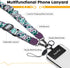 Icycay Phone Lanyard Crossbody, Dog Paw Cell Phone Strap for Around The Neck Adjustable, Anti Theft Cute Lanyard for ID