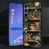SKAMIX S24 Plus/S25 for Samsung Galaxy Plus Case,Soft Silicone Shockproof Bumper Camera Protection Phone Case-Vintage