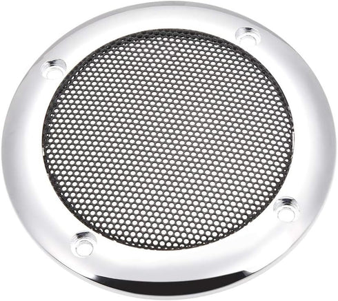 uxcell 107mm Speaker Grill Cover, Decorative Circle Subwoofer Guard Protector with 89mm Diagonal Screw Hole