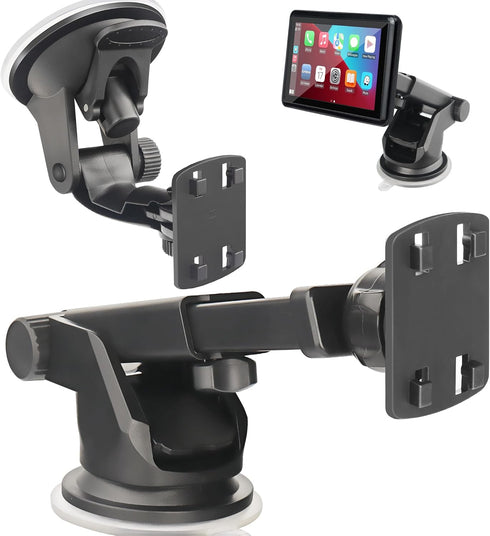 Gonifeto Carplay Mount(2Pcs),(4.3"-10")Backup Camera Monitor Mount,Android Auto Screen Dashboard Mounting Bracket for Carpuride,Car