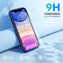 Miracase Compatible with iPhone 11 Phone Case, with Screen Protector, Liquid Silicone Gel Rubber Full Body Drop Protection Shockproof Cover Phone Case for iPhone 11 6.1 inch(Navy Blue)