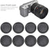 4Pcs Lens Rear Back Cover & Body Front Cover Cap Set for Sony A Mount Lens Camera