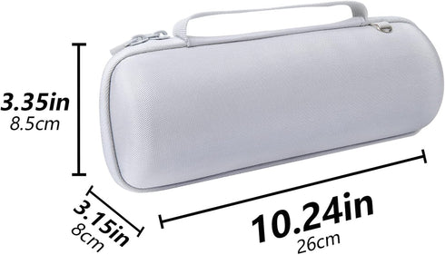 co2CREA Hard Travel Case for JBL Flip 6 FLIP 5 Portable Bluetooth Speaker (White Case) Waterproof Replacement