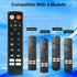 dapodera 4 Replacement Compatible with All Insignia Toshiba Smart TVs with Shortcut Buttons(No Voice funtion)