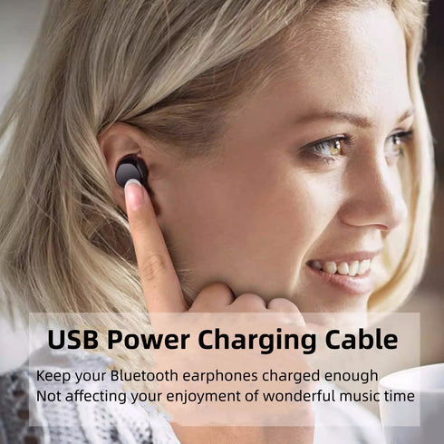 Sqrmekoko USB Type C Charging Cable for TOZO T12Pro T12 T9 NC9 NC7 NC2, 3.3ft Charger Cord