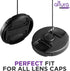 Altura Photo 5 Pcs Lens Cap Keeper - Camera Lens Cap Leash for DSLR & Mirrorless Lenses - Tether/Lens Holder for Canon,