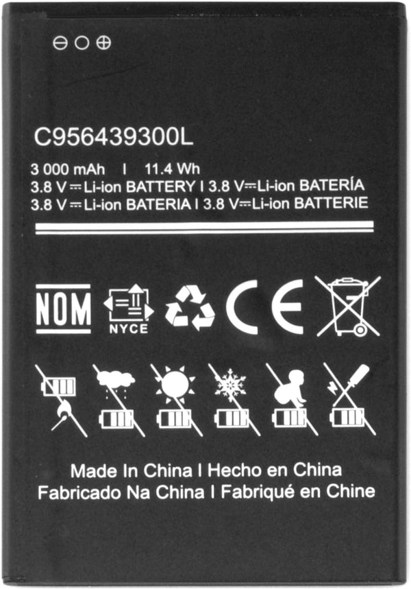 WUHAO Replacement Battery C956439300L - Upgraded 3000mAh Battery for BLU Studio Mega 2019 S0510UU
