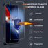 Samsung Galaxy A25 Case: Heavy Duty Rugged Shockproof Cover with Lanyard, Tempered Glass Protector, Black Matte.