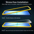 A17 5G/Galaxy A16 5G, 6.7-inch, 2-Pack ivoler Screen Protector for Samsung Galaxy Tempered Glass Film, Alignment Frame