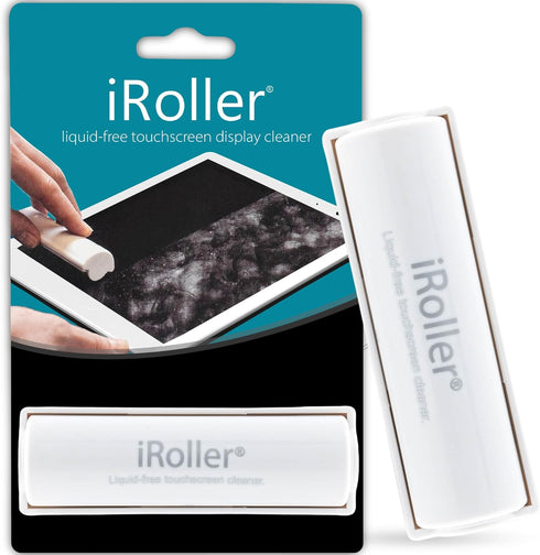 Screen Cleaner by iRoller - Liquid Free iPad Screen Cleaner Roller Tool, Washable & Reusable for Phone, Laptop