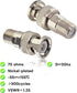 Boobrie F-Type to BNC Coax Adapter, 5 Pack BNC/F Female Coaxial Cable Connector for CCTV Camera and Satellite Scanner