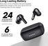 Lanteso Wireless Earbuds, Bluetooth Ear Buds with Mics, IPX5 Waterproof, Touch Control, Bass Sound for iPhone Android