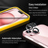 iVoler iPhone 15 6.1" Tempered Glass Screen Protector 3-Pack + Camera Lens Protectors with Alignment Frame, HD Clear