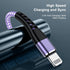 Essri for iPhone Charger Cord 3FT 2Pack, MFI Certified USB to Lightning Cable, Nylon Braided Long Charging Cable for