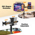 BAISHUN 63-inch 360 2 4.7-12.9 inch 1/4 inch Tripod Stand for Tablet Camera Phone, Height Adjustable iPad Mount Holder