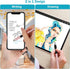 Stylus Pen 2 in 1 Fine Point & Mesh Tip for Touch Screen - Compatible for Tablet and Cellphone, 1Pc Blue