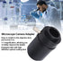 1X C Mount Adapter Lens, Alloy CTV Microscope Lens Camera Interface Adapters for Simul Focal Trinocular Stereo Microscope