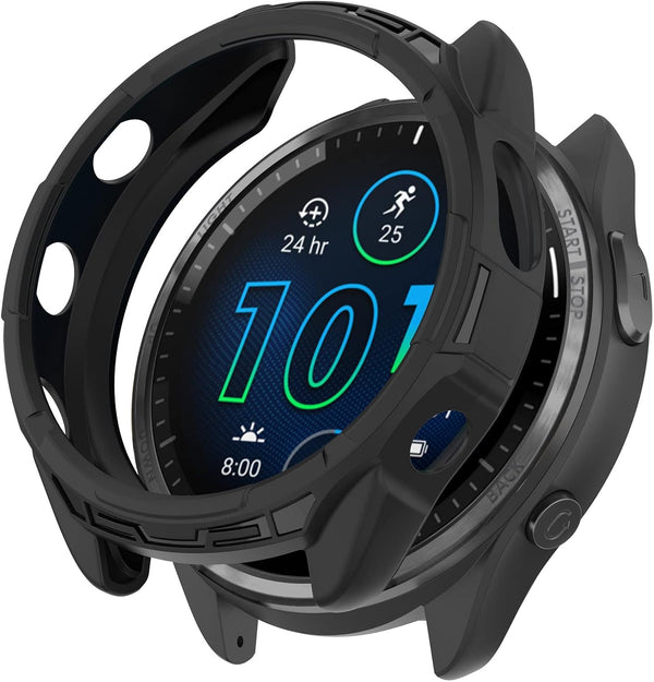 Protective Case for Garmin Forerunner 965, Soft Shell Smartwatch Cover, Accessories for Smartwatch