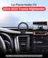 MaserWeller 2014-2019 360 Car Phone Holder for Toyota Highlander Accessories, Rotation Phone Mount Compatible