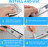 vovotou 10-17 Riser for Desk,Pop up Laptop Stand,Adjustable Height Self-Adhesive Portable Laptop Stand with Feet