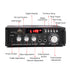 AV-298BT 600W 2 5.0 Stereo Audio Amplifier, Max Amp Channel Wireless Bluetooth Power Amplifier System, Home Amplifiers