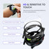 Goton Waterproof Case for Galaxy Watch 5 & 4 with Screen Protector 44mm, No Fog Tempered Glass Face Cover
