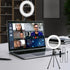 Sancheay 3 10 Dimmable Video Conference Lighting Kit, LED Ring Light for Webcam Lighting, Light Modes & Brightness