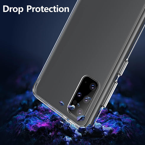 Rayboen for Samsung Galaxy S20 Plus Case, Crystal Clear Shockproof Protective Durable Slim Fit Phone Cover for Galaxy