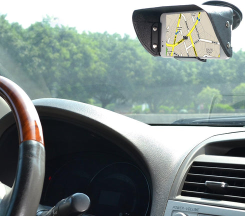 TFY Universal Phone Sun Shade & Glare Visor Shield - Compatible with 4.5 to 6.1 Inch Smartphones, iPhone 16/15/14/13