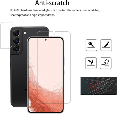 Easy Alignment Frame for Samsung Galaxy S21 5G Tempered Glass Screen Protector 2-Pack