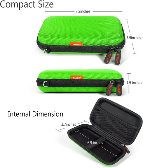 GLCON Power Bank Storage Case Hard EVA Protective Travel Case Small Electronic Carrying Pouch for Hard Drive, Cell