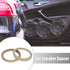 X AUTOHAUX 2Pcs Car Speaker Spacer Ring, Universal for 6.5 Inch Speakers, Mounting Spacer Recess Bezel Plate