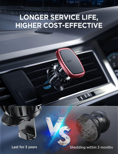 LISEN 2 Pack 6 Magnetic Phone Holder for Your Car Mount Military Magnets Car Phone Holder Mount Vent Cell Phone Holdeer