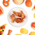Hanycon 6pcs Artificial Chicken Leg Fake Chicken Wing Lifelike Fake Fried Food for Photography Prop Key Chain Desk