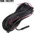 1pcs 5 15m 49.21Ft X AUTOHAUX Pin Dash Cam Rearview Backup Camera Reverse Extension Cord Car Recorder Cable Male