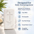 AHEHOLY Mini Bible Player with Selected KJV Scriptures, Psalms, Prayers & Hymns, Key-Sized Rechargeable Christian Gift