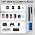 Sicodo 17e/17 Pro/17Pro Max/17/16/15, 3 1 USB C SD Card Reader for iPhone in Type C Digital Camera Adapter Micro SD