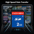 INDMEM 2 Pack SD Card, 2GB Class 4 Flash Memory Card, 2G SLC Standard Secure Digital Cards