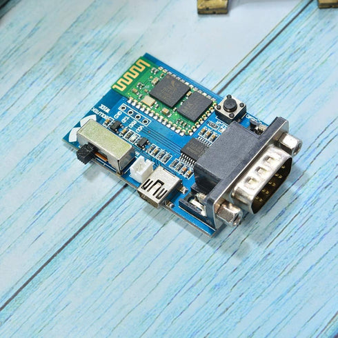 1Pcs RS232 Bluetooth Serial Adapter Communication Master-Slave Module Mini USB 5v