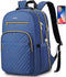 YAMTION 15.6 Inch Laptop Backpack for Women, USB Backpack for Business Work Office, Dark Blue