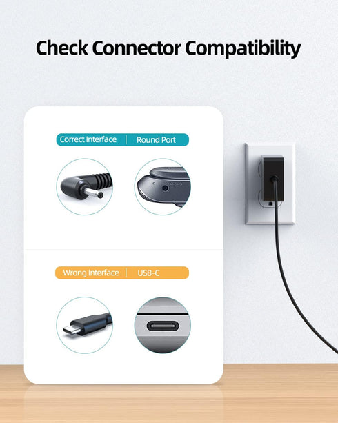 Portable Charger for Samsung Chromebook Laptop - 26W 12V 2.2A AC Adapter for 11.6" Chromebook Models