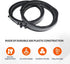 NuIth Car 6.5 Inch Speaker Adapter Bracket with Wiring Harness Kit for 2006-2013 Honda Civic/Accord/CR-V
