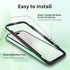 3Pack 16 9H BLEUM CADE Screen Protector for iPhone Plus with Installation Frame, Anti-Fingerprint Hardness Tempered