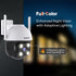 Tenda Security Cameras Outdoor, Plug-in WiFi Camera, 4MP, 360° Pan/Tilt, Color Night Vision, AI Detection