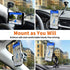 1Zero Solid Car Truck Phone Mount Holder with 14-Inch Gooseneck Long Arm, Windshield Mobile Holders with